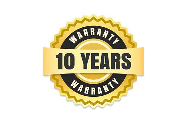 The Befilo ten year guarantee seal