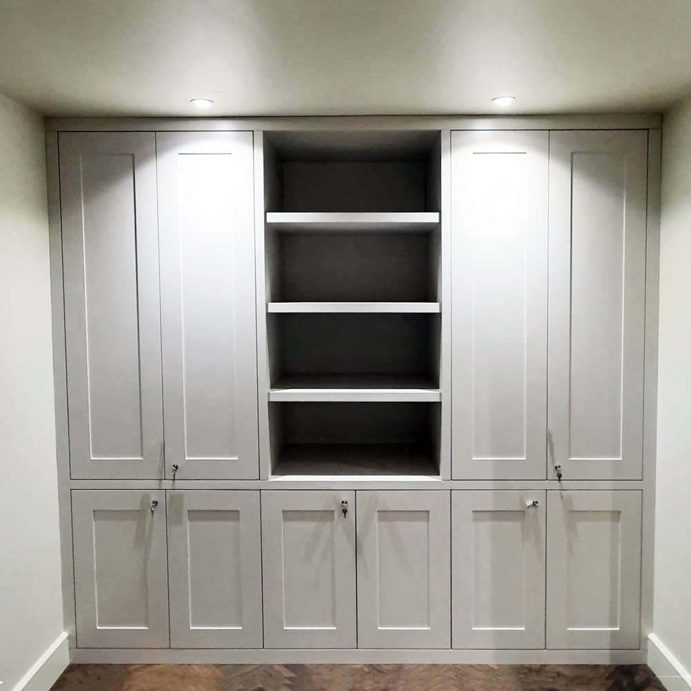 Bespoke cupboard closed