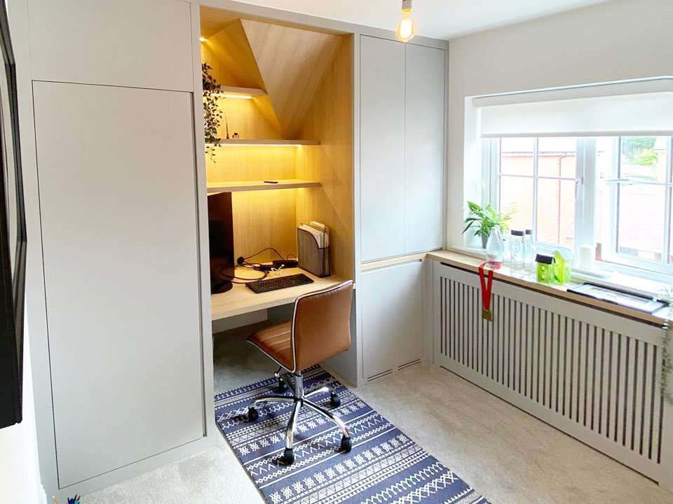 Home office study created by befilo